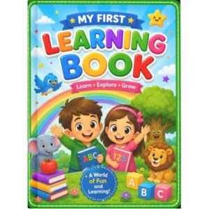 My First Learning Book for Kids Ages 2-5 | ABC, Numbers, Colors & Fun Activities