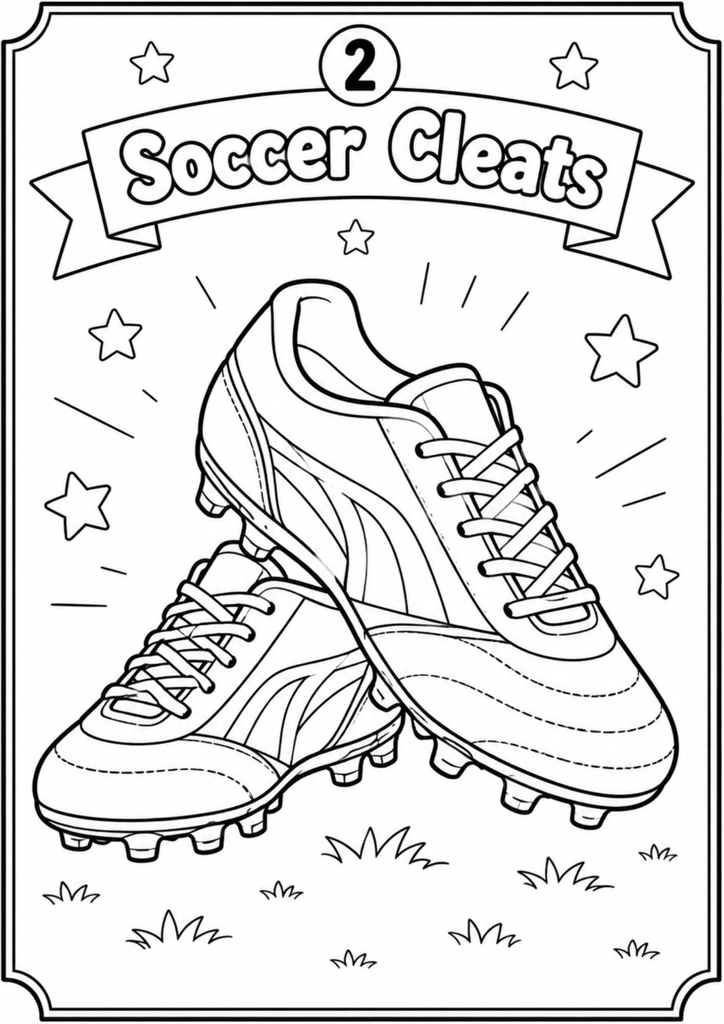 Football Coloring Book for Kids – 50 Printable Pages - Image 4