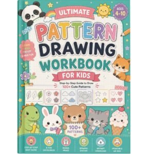 Ultimate Pattern Drawing Workbook for Kids Ages 4–10