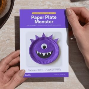 Paper Plate Monster – Kids Monster Craft (PDF)