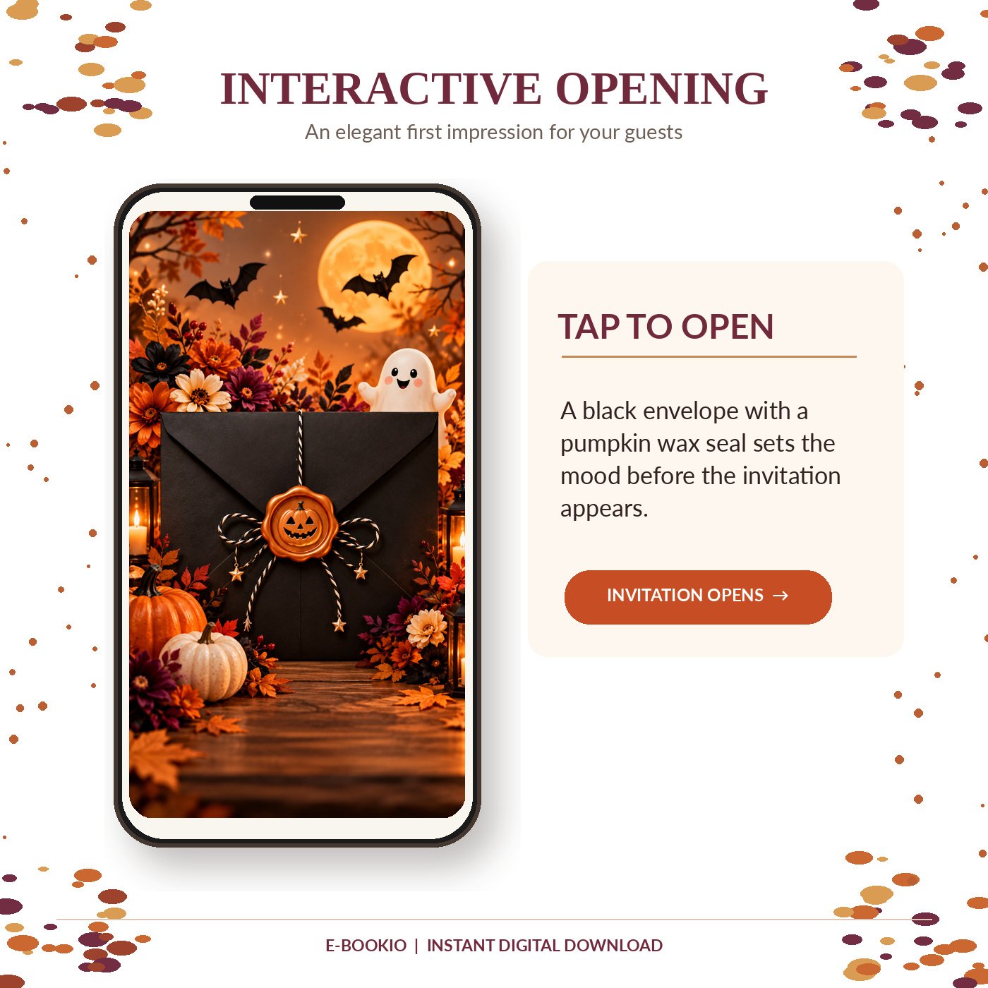 Editable Halloween Interactive Invitation Template – Canva Website - Image 3