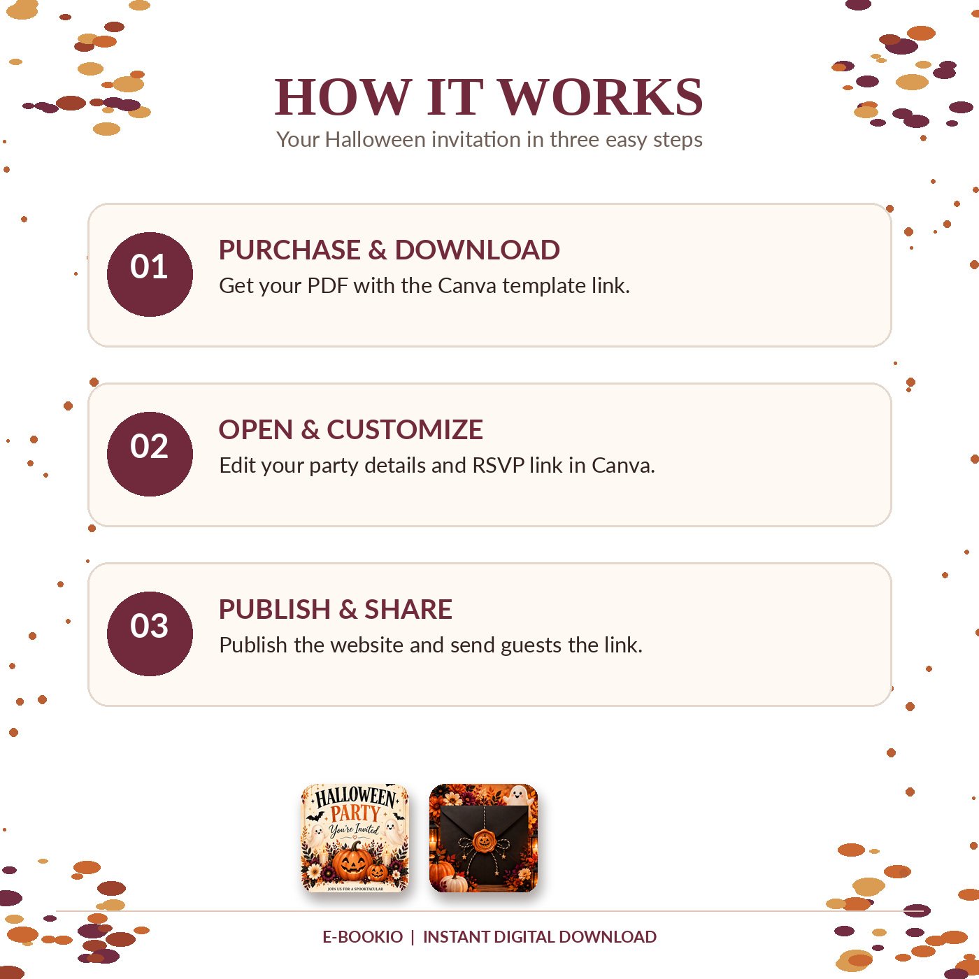 Editable Halloween Interactive Invitation Template – Canva Website - Image 2
